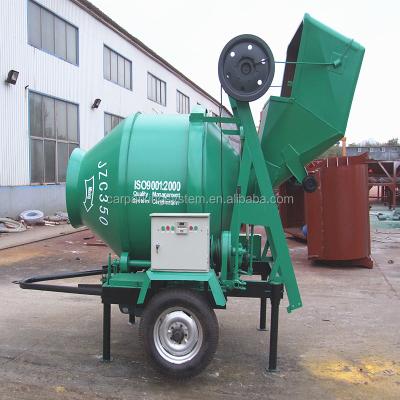 China JZC350 concrete mixer mobile concrete mixer concrete mixer for building for sale