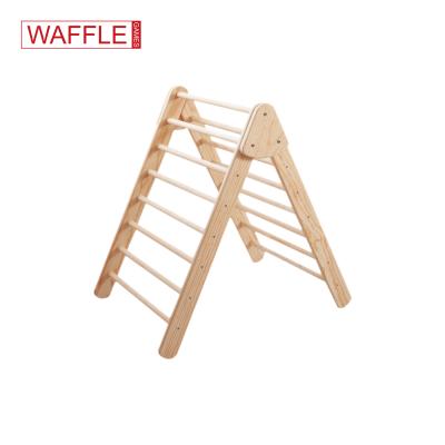 China GT Wooden Factory High Quality Wooden Ramp Pikler Triangle Climbing For Kids for sale