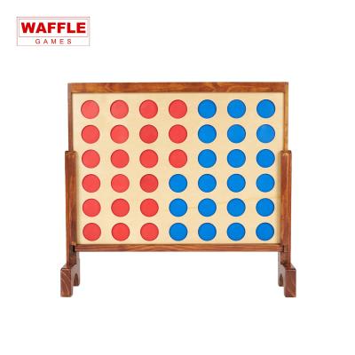 China Birch Plywood Panel/Pinewood View & 2020 GT High Quality Stained Wood Giant Legs Connect 4 Game For Outdoor Play Set for sale