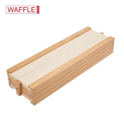 China Wooden WAFFLE GAMES Premium Rummy Game Box With Two Lock for sale