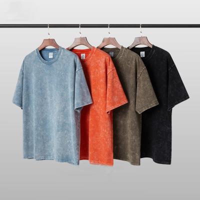 China Anti-wrinkle T-shirt men stitch summer short loose shirt couples fashion elastic cotton hip hop clothing women oversized unisex sleeve black red for sale