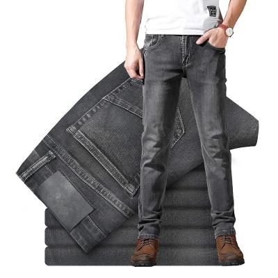 China 2022 New Men's Breathable Thin Elastic Jeans Fashion Business Classic Style Jeans Denim Pants Stretch Pants Male for sale