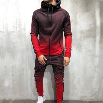 China 2022 New Men's Breathable Fitness 3D Printing Gradient Long Pants Hip Hop Muscle Man Jogging Breathable Sportswear for sale