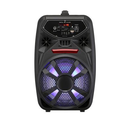 China Vofull Wireless 15 Inch Powerful Active Wireless Trolley Portable Speaker With Colorful Display for sale