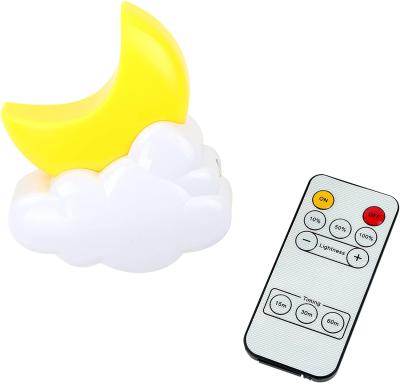 China EUROPEAN Vofull Moon Plug-in Remote Control Kids Led Night Light Plug In Night Light For Kids for sale