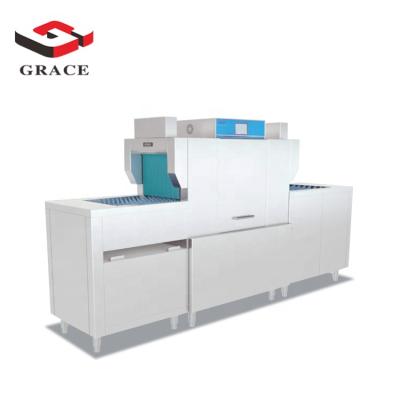 China GRACE Commercial Kitchen Equipment Hotel and Restaurant Efficient and Energy Saving Supplies for Industrial Automatic Commercial Conveyor Dishwashers for sale