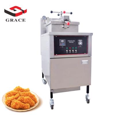 China Commercial restaurant equipment 25L electric/commercial gas stainless steel chicken pressure fryer for sale