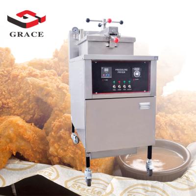 China Commercial Restaurant Equipment 25L Electric / Gas Type Fried Chicken Pressure Fryers Stainless Steel Beijing for sale