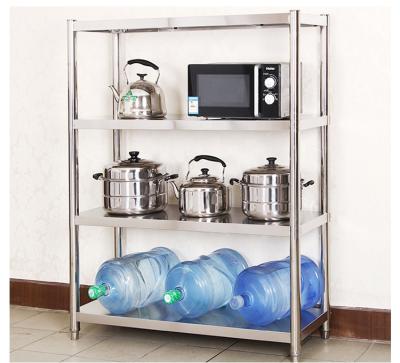 China Hotel Grace Commercial Kitchen Stainless Steel Shelf Kitchen Shelves Storage Kitchen Shelf Rack for sale