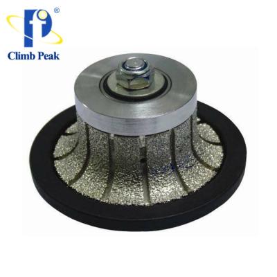 China Diamond marble hand profile welded hot sale bullnose wheel for sale