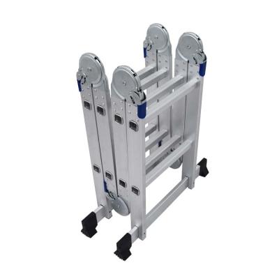 China Folding Ladders Hot Selling Recommended 4x5 Step Universal Extended Folding Ladder Aluminum Platform for sale