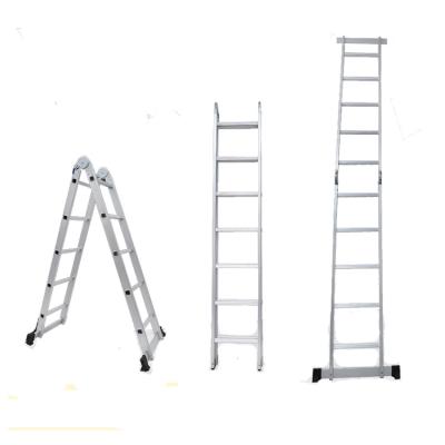 China Aluminum Folding Ladders Factory Price Folding Step Ladder 5/6/7/8/10 Step Ladder for sale