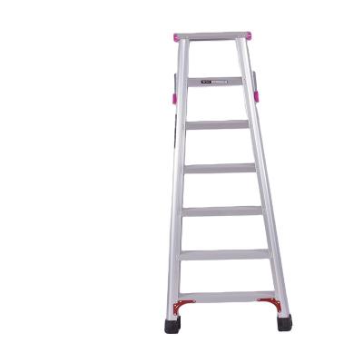 China Household Folding Ladders Fishbone Ladder Little Fat Ladder With 7 Steps 2.1 Meters Or 6.90 Ft Long Portable Ladder for sale