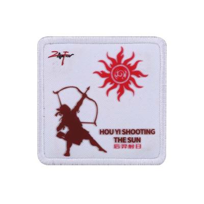 China ZAMFUN Recycled New Design Hou YI Patches NFC 3D Replaceable Silicone Embroidered Patches For Hats for sale