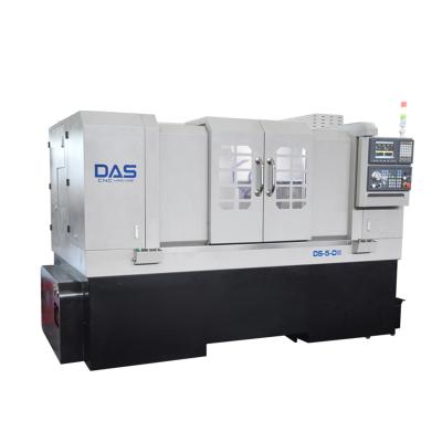 China Metal benchtop twin spindle alloy wheel cnc lathe ertical cnc lathe cnc lathe price new cnc slope bed for sale