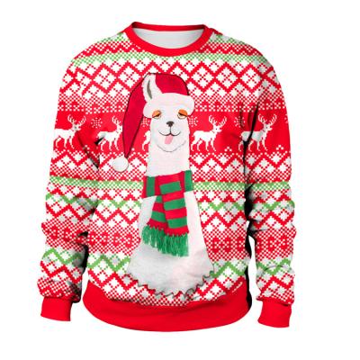 China Anti-Wrinkle Men's Crew Neck Ugly Unisex Casual Holiday Pullover Christmas Loose Sweaters for sale