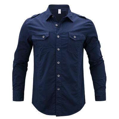 China 100% Washed Cotton Sustainable Oversized Long Sleeve Plus Size Mens Shirts for sale