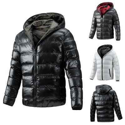 China Fashion Viable Warm Wear Winter Hooded Coat New Cotton Men's Clothing Double-Sided Jacket Coat for sale