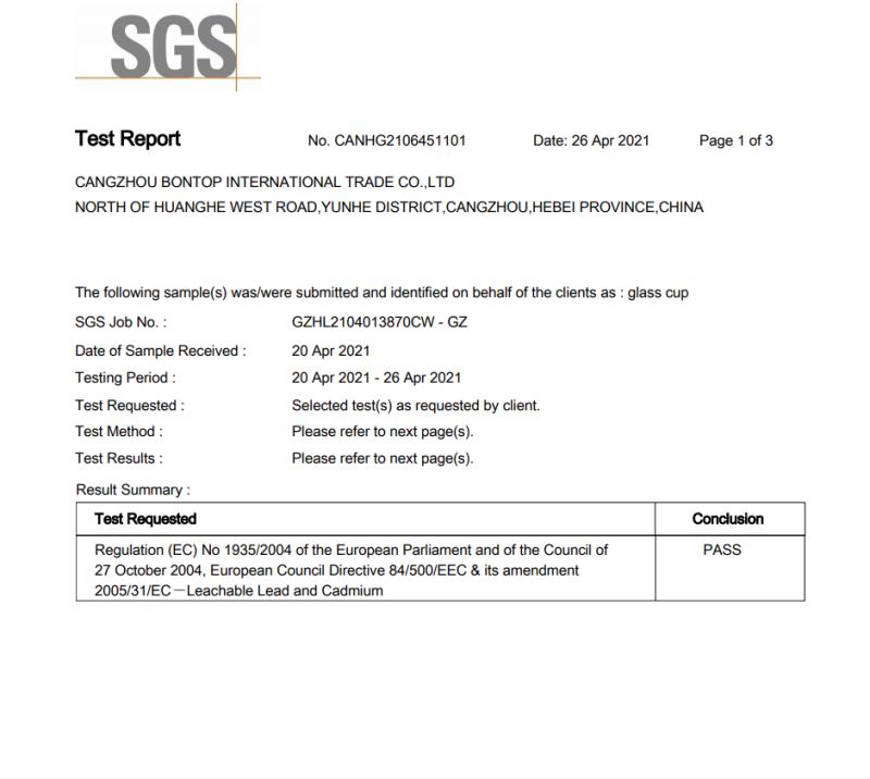 EU Organic Certificate - Cangzhou Bontop International Trade Co., Ltd.