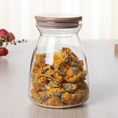 China Huge Sustainable Borosilicate Wide Mouth Glass Jar, Kitchen Storage Food Containers for sale