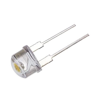 China Professional AlGaInP Electronic Component Dome Led Diodes 4.8mm 5mm 8mm Led Chip 0.25W 0.5W 0.75W Light Emitting Diode for sale