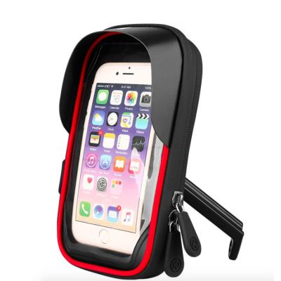 China Outdoor Sports Bike Phone Front Frame Bag Waterproof Bicycle Phone Mount Pack Cycling Touch Screen for sale