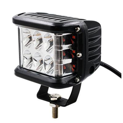 China Car Led Head Light Car Headlights 18W Screw Square For DC12-24V Motorcycles Cars Sand Buggy LED Car Headlight for sale