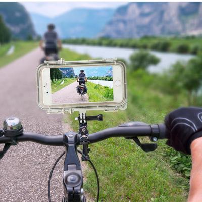 China High Protective Bike Phone Mount, Waterproof Sports Bike / Bicycle Motorcycle Handlebar Mount Holder Case For iPhone X/XS (5.8