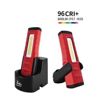 China Repairing LED Inspection Rechargeable COB 600 Lumens Light Color Match LED Worklight 96CRL color light for sale