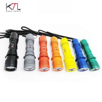 China Focus and Modes waterproof portable LED Adjustable Powered Tactical Flashlight for sale