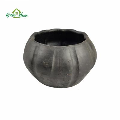 China Chinese Style Hand-Pressed Terracotta Cone Planter Antique Simple Succulent Flower Pot for sale