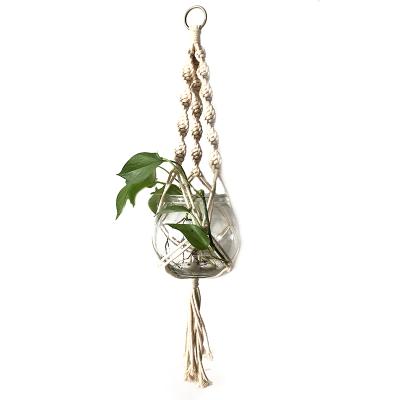 China New Eco - Friendly Wall Hanging Flower Pot Macrame Plant Hanger for sale