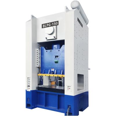 China Building Material Shops BLPG-150 Customized Single Crank Mechanical Right Side Power Press Crank Punch Machine for sale