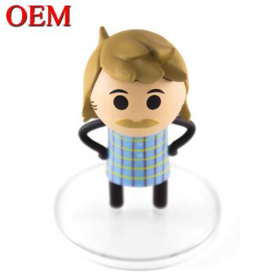 China Cartoon Toy OEM Figures Customized PVC Cartoon Statue With A Base for sale