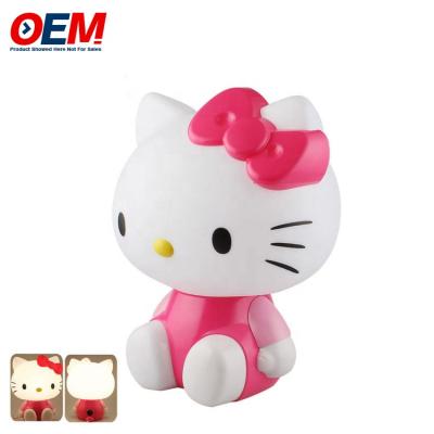 China Custom PVC LED Hello Kitty Figure Toy Night Light Toys For Children for sale