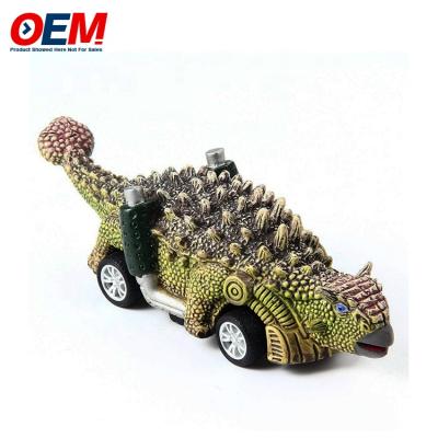 China PVC& ABS Factory Pull Back Toys Small Promotional Plastic Toy Car With Dinosaur for sale