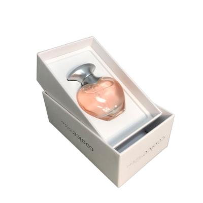 China Recyclable High Quality Paper Packaging Boxes Gift Perfume Bottle Box For Perfume With Blister Insert for sale