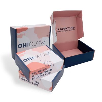 China Recycled Materials Logo Shipping Mailer Hair Packaging Custom Boxes Luxury Wig Box Packaging Boxes for sale