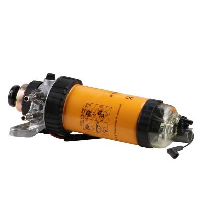 China Filtrate Dust Forklift Loaders Excavator 332 / D6723 Diesel Fuel Filter Assembly For JCB for sale