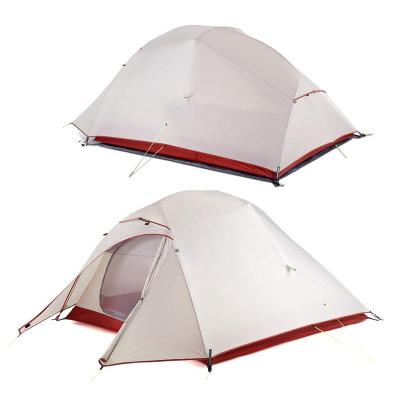 China Outdoor Tube Type Tent Double Layer Beach Tent Large Stake Camping Sunshade Tents for sale