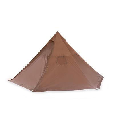 China Straight Tying Type Waterproof Glamping Traveling Tent For Outdoor Camping Indian Big Pyramid Tents for sale