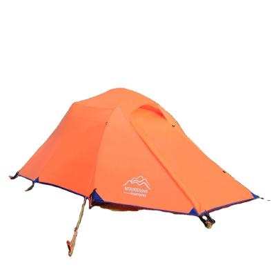 China Straight Bracing Type Double-layer Camping Tent 1-2 People Outdoor Camping Light Tent 3 Ultra Orders for sale