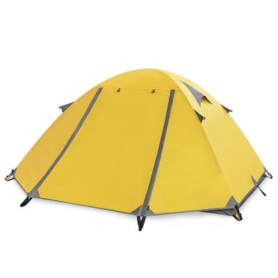 China Family Tent 2 or 3 Color Double-Layer Camping Tent Ultra Outdoor Camping Light 3 People Tent 3 Orders for sale