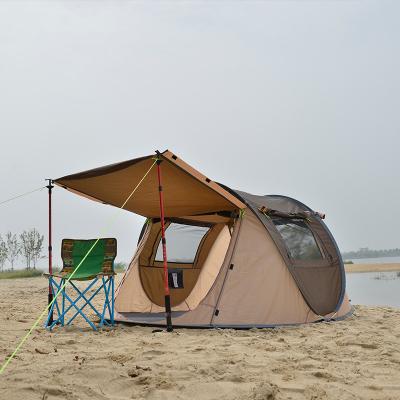 China Straight tether type 2022 new boat type automatic gear opening outdoor camping tent pop tent for sale