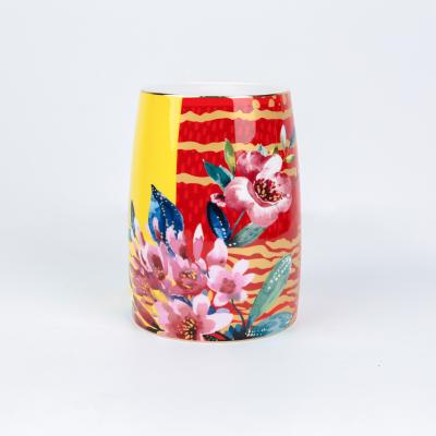 China Modern Country Senton's Imagination Cylinder Ceramic Vases for Home Decor for sale