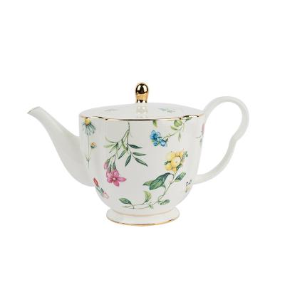 China High Temperature Resistant Bone China 500ml Chinese Teapots Ceramic Country Goods And Wholesale for sale