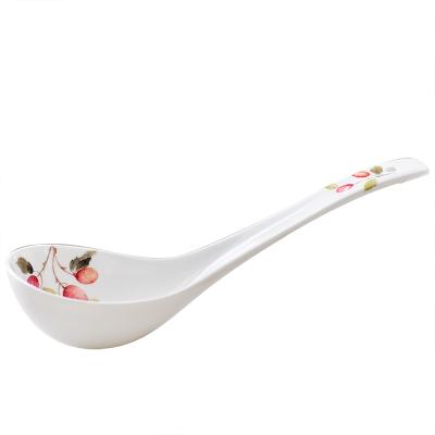 China 2021 new popular selling products viable hot high quality bone china ceramic spoon for sale