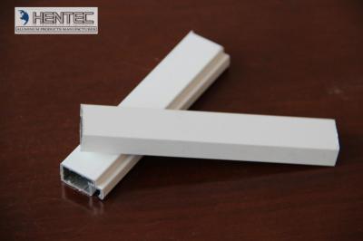 China 6063 6060 6061 Extruded Aluminium Door Profiles PVDF Painting , 60 - 80um Film for sale