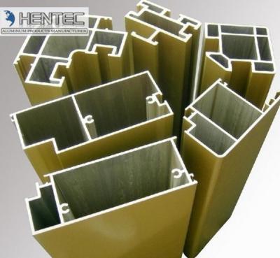 China 6061 T5 T6 T66 Sand Blasting , Satin Aluminium Door Profiles ROHS / SGS Approval for sale