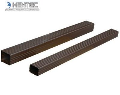 China Anodisiertes oder PVDF-beschichtendes Aluminiumfenster profiliert Schwarz-/Brown-Farbe zu verkaufen